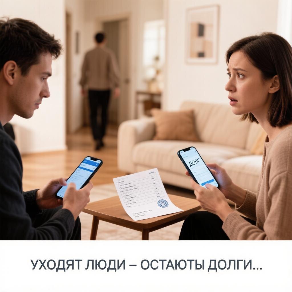 Уходят близкие — остаются долги и пустота..., сайт Яндекс. Картинки