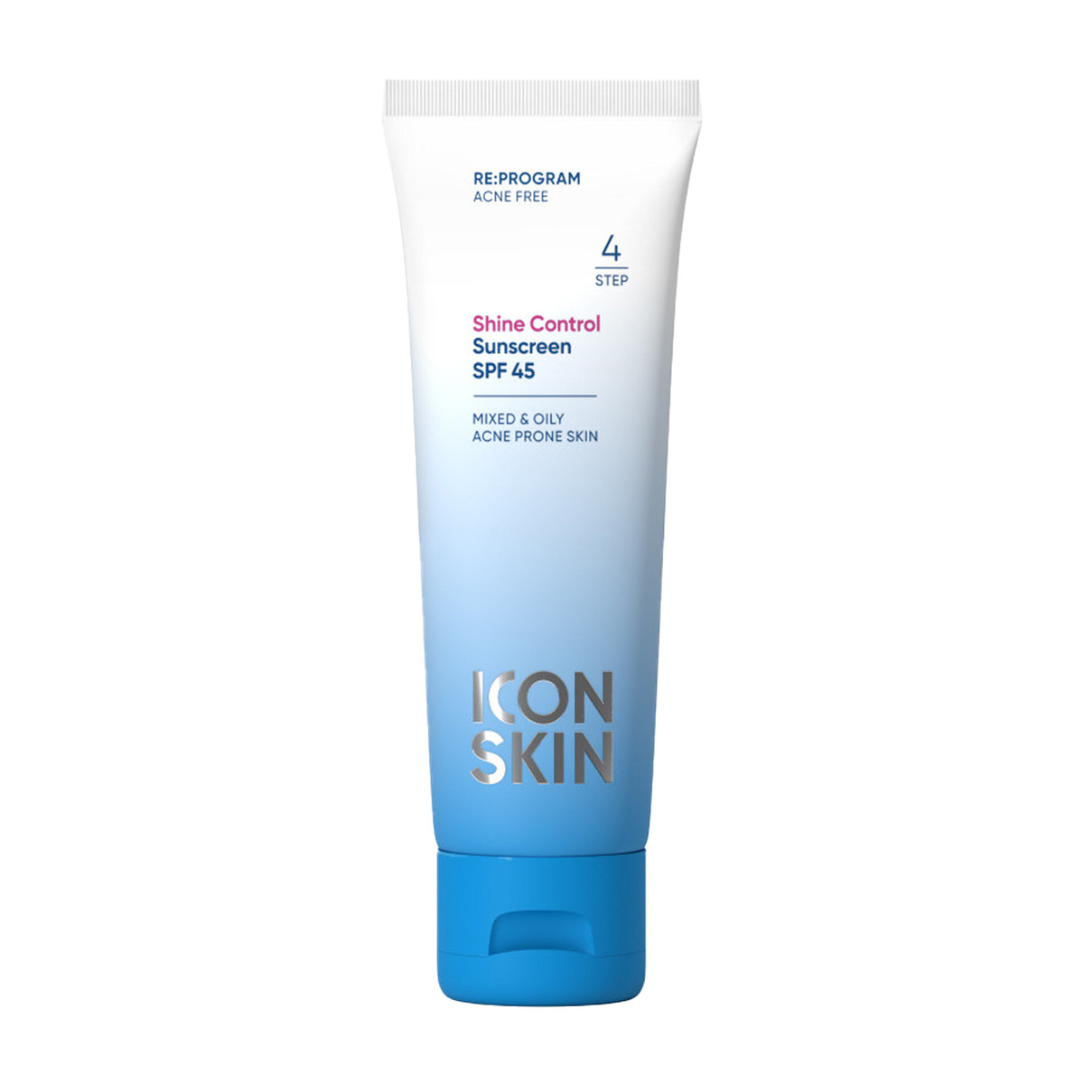    Солнцезащитный крем Shine Control SPF45, Icon Skin