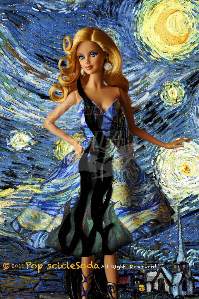 Barbie Inspired by Vincent van Gogh, фото из интернета