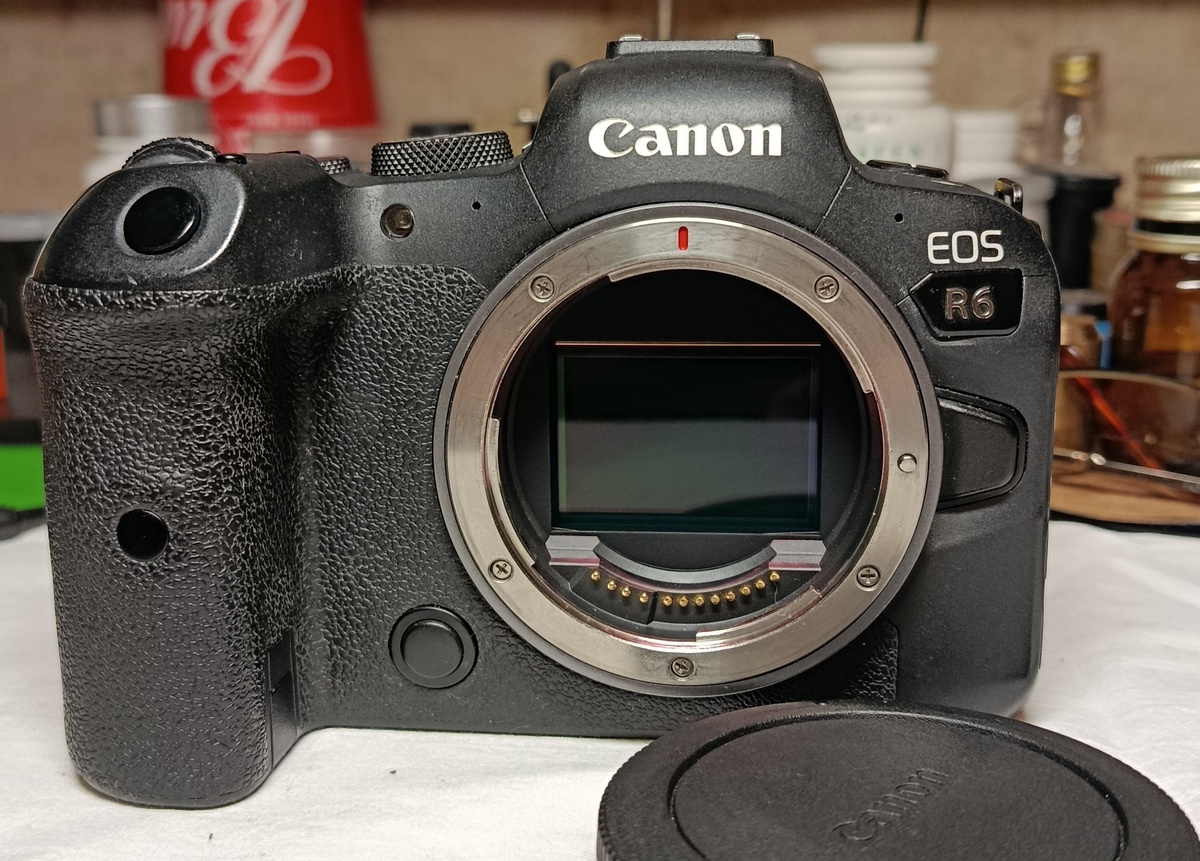 Canon EOS R6, неисправность затвора. Ошибка err20.