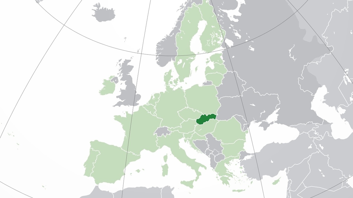     Словакия на карте Европы   
(cc) NuclearVacuum