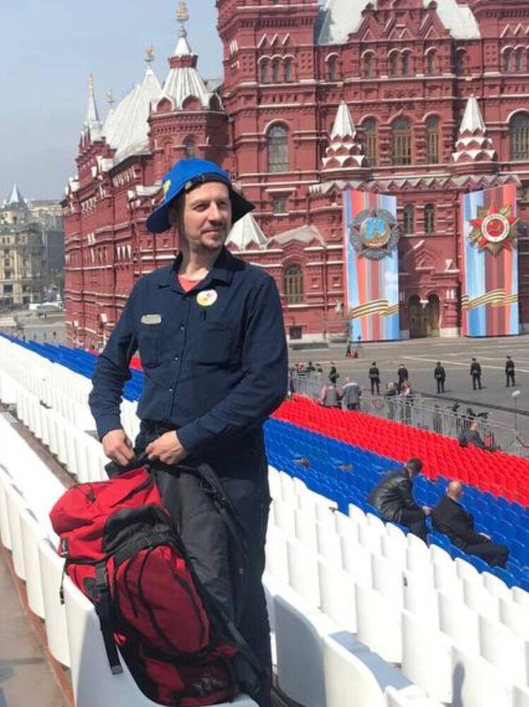 Николай Орса на Красной площади
