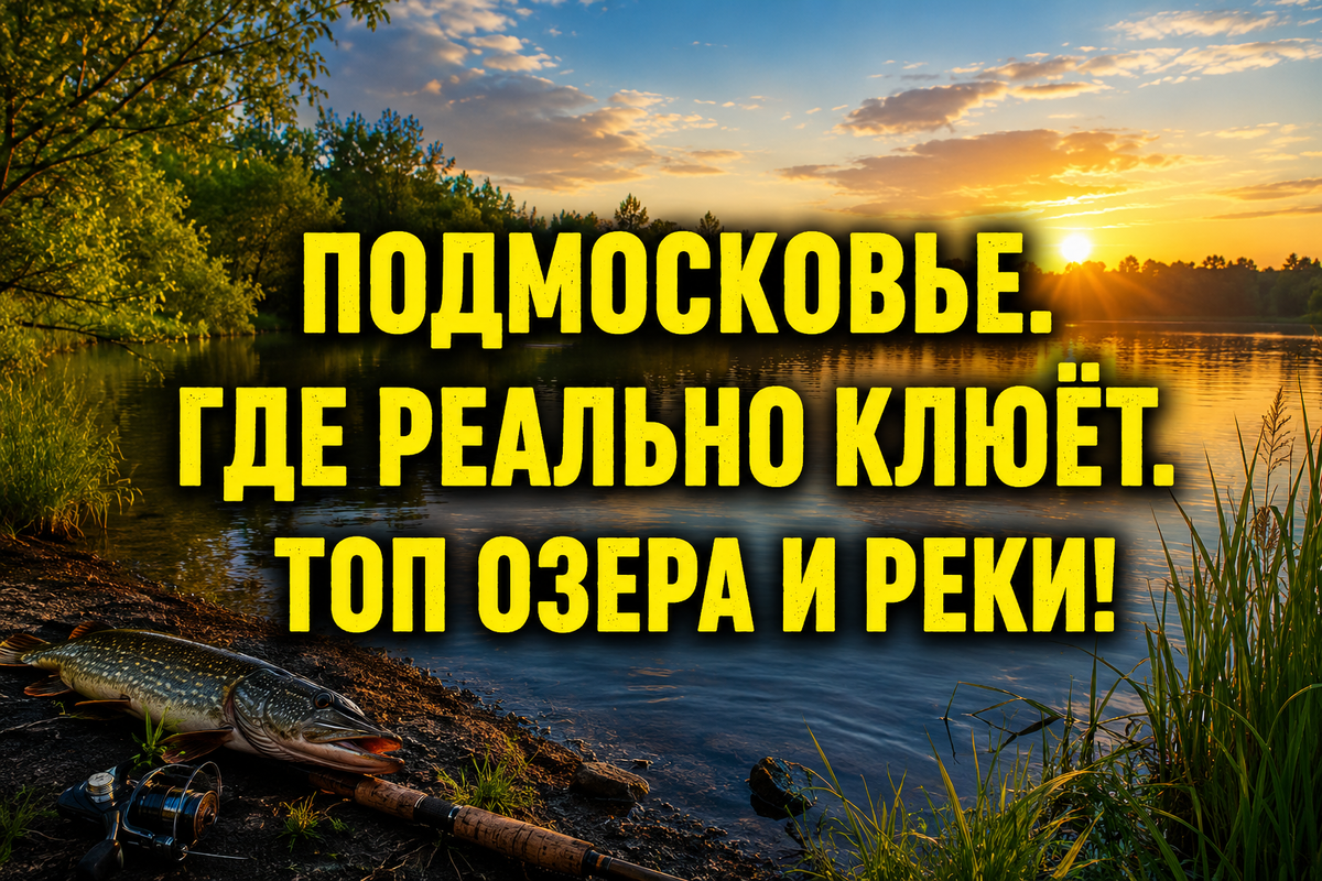 Рыбалка в Подмосковье: где реально клюет — реки, озера и платные водоемы