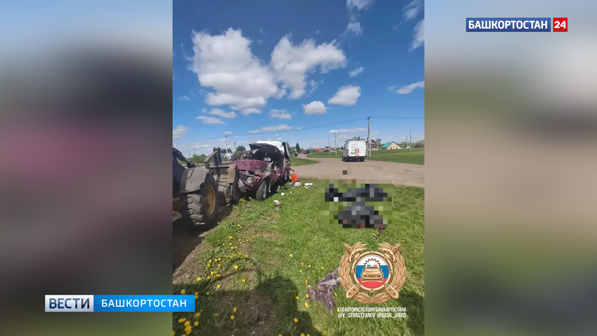    Водитель "Нивы" погиб при столкновении с КамАЗом в Кармаскалинском районе