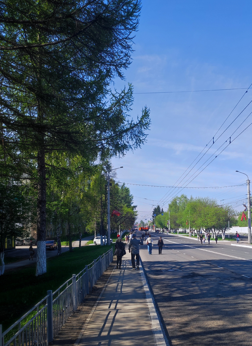 Фото автора.Иду пешком на площадь Победы 