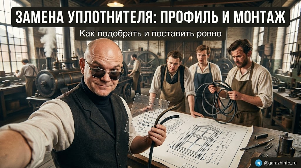    Пошаговая замена уплотнителя для окон и дверей. as7
