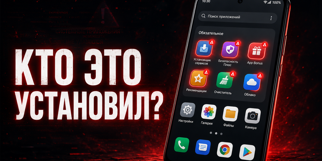 Я удаляю эти приложения с Android сразу после покупки смартфона