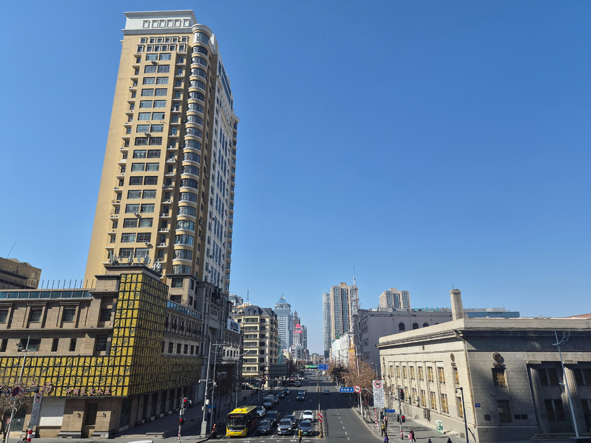 Улицы в центре Харбина