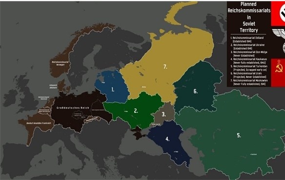 По плану "Ост" Россия должна была исчезнуть. Европейская часть России до Урала превратиться в германскую колонию. Фото из открытого доступа