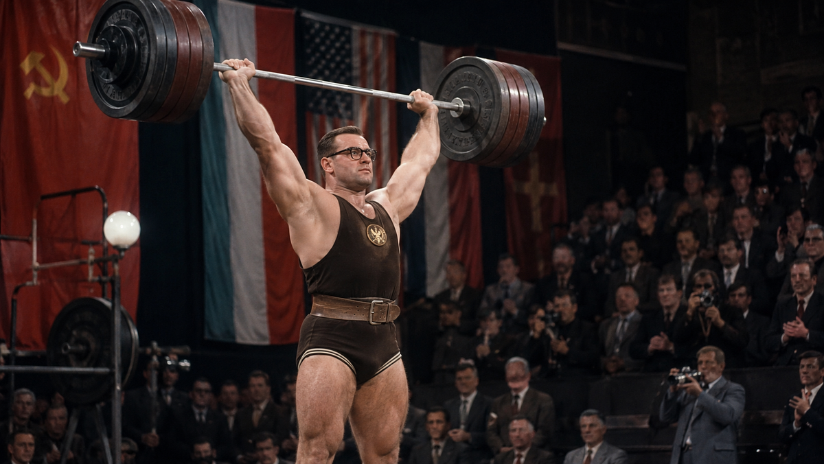 Юрий Власов на Олимпиаде-1960: интеллигент, который поднял больше всех в мире.