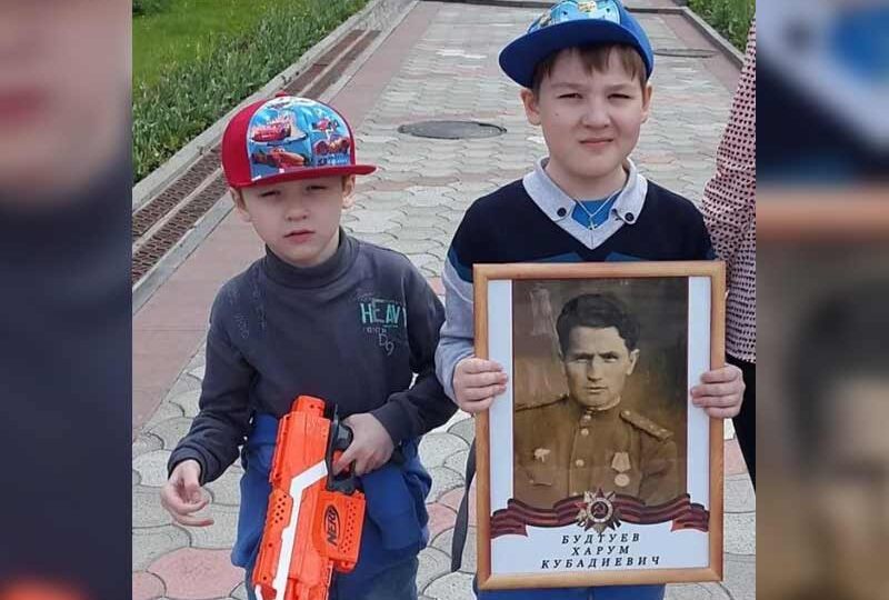 С прадедом в Бессмертном полку