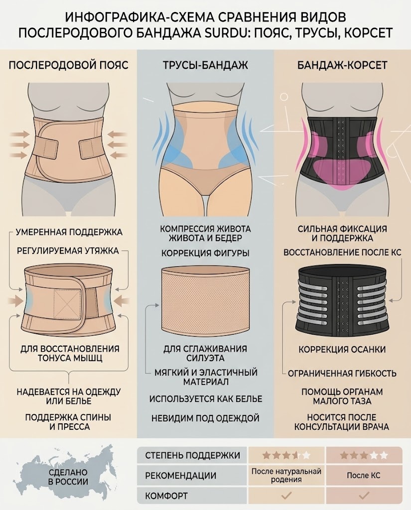    kak-vybrat-idealnyy-poslerodovoy-bandazh-poyas-trusy-ili-korset-polnoe-sravnenie-i-rekomendatsii Surdu