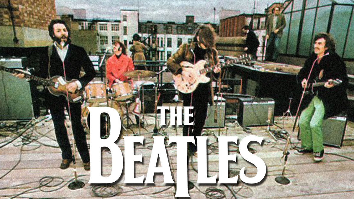 The Beatles на крыше