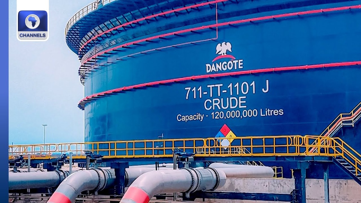 Dangote Petroleum Refinery является крупнейшим НПЗ Африки. 