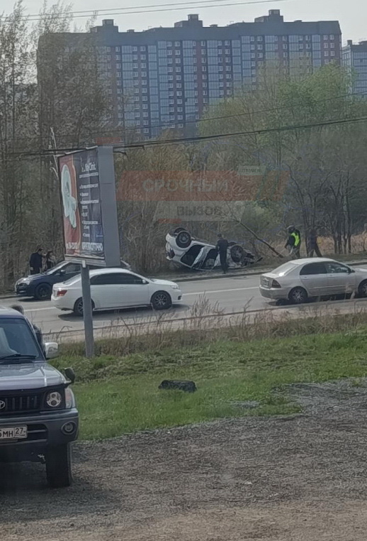 Фото с места ДТП.