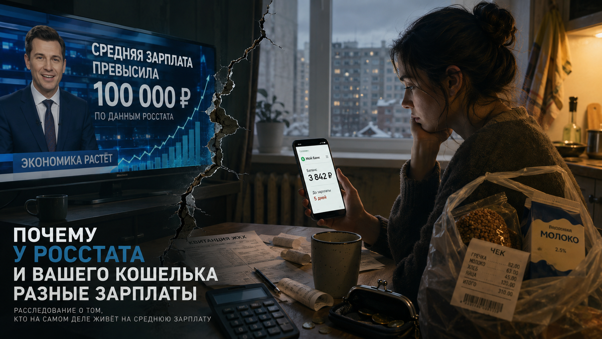 Статистика зарплат в России