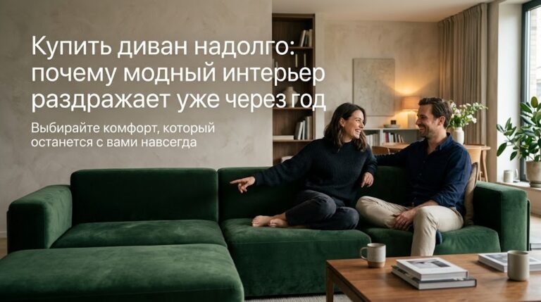    Диван, который подходит на долгий срок использования в интерьере. site-admin