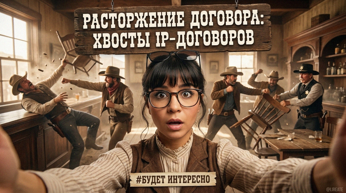    Расторжение договора и устранение неисполненных обязательств по IP-договорам Лирейт