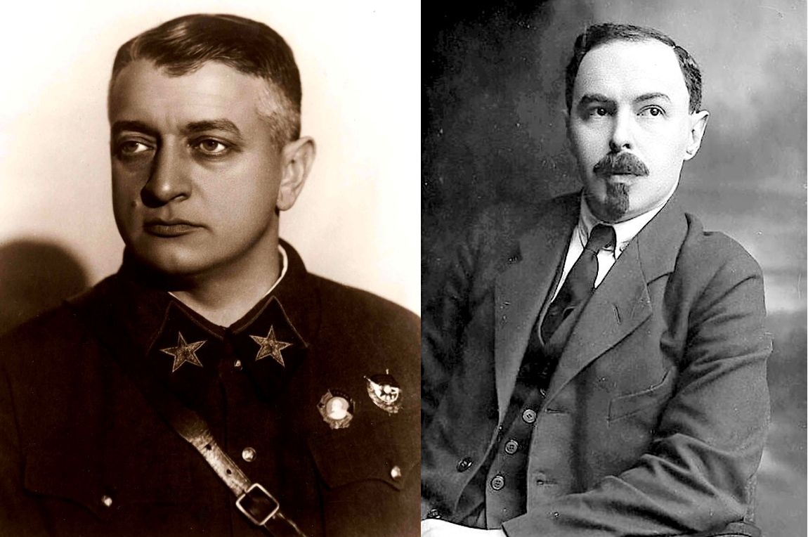 Михаил Тухачевский и Григорий Сокольников.  Изображения из открытых источников.