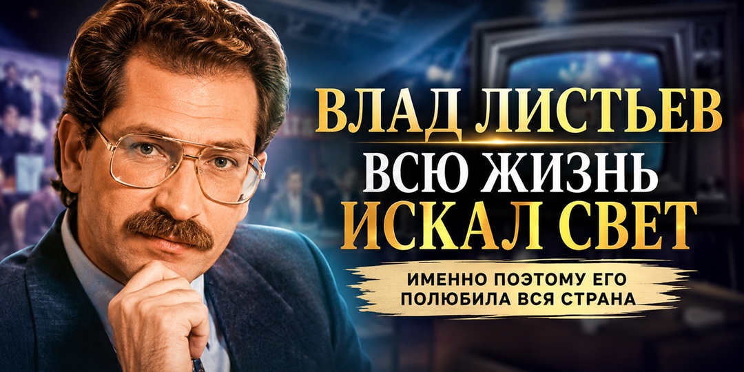 Влад Листьев всю жизнь искал свет. Именно поэтому его полюбила вся страна