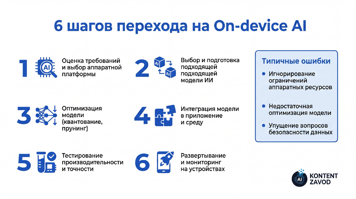 6 шагов для запуска on-device AI