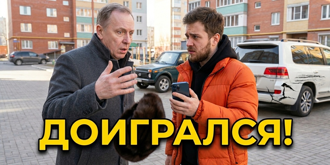 - Понаставили тут вёдер! - Мажор поцарапал "Ниву", но побледнел, когда узнал кто хозяин
