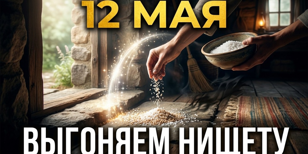 Срочно насыпьте это на порог 12 мая. Как за один вечер выгнать нищету из дома.