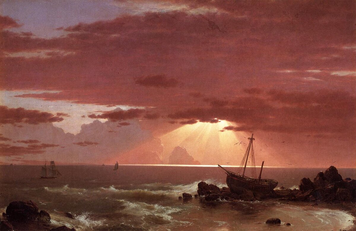     Фредерик Эдвин Чёрч. Кораблекрушение. 1852