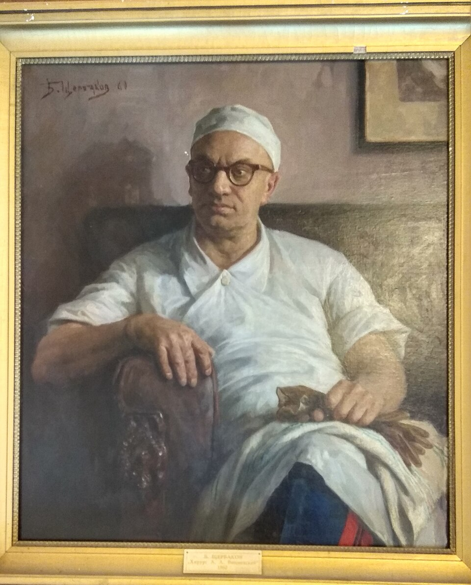 Портрет А. А. Вишневского. Художник Б.В. Щербаков. 1960 г.