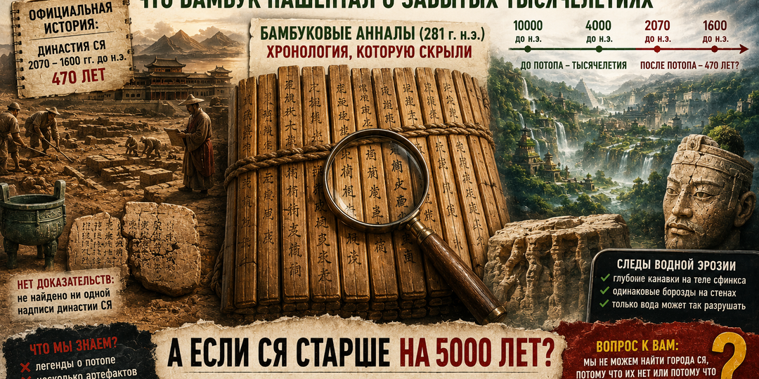 🐉 Ся – мираж или пропавший флот? Что бамбук нашептал о забытых тысячелетиях