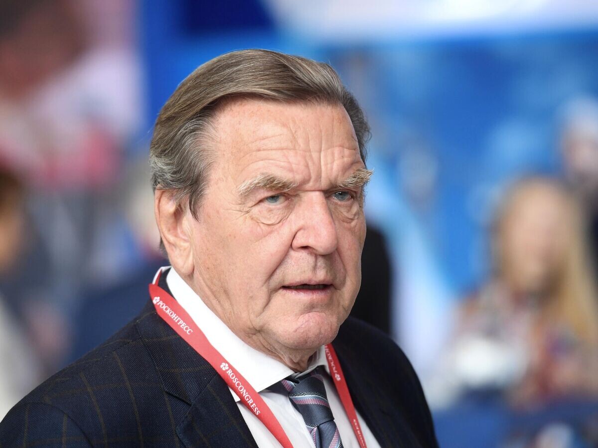    Председатель комитета акционеров Nord Stream 2 Герхард Шредер на Петербургском международном экономическом форуме 2019 | © РИА Новости / Илья Питалев