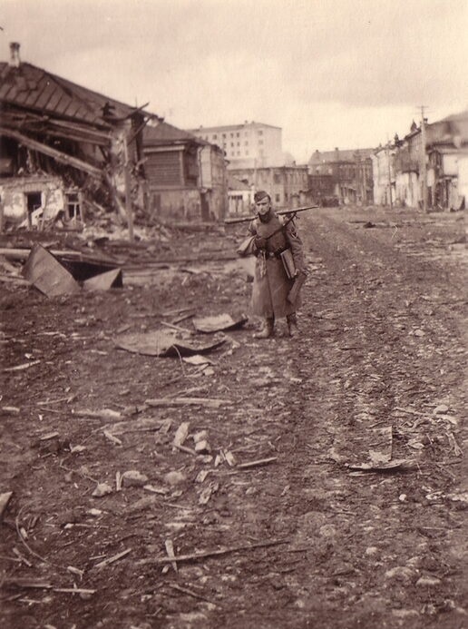 Первые дни вступление немецких войск в город, октябрь-ноябрь 1941 г.