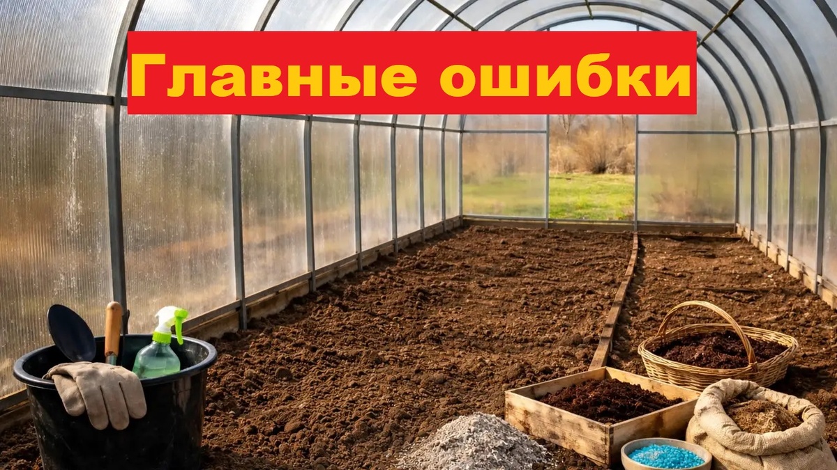 Главные ошибки, которых следует избегать в теплице весной: экспертное руководство для дачников 2026