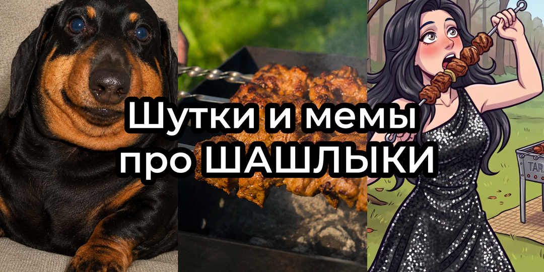 Шутки и МЕМЫ про ШАШЛЫКИ 2026. Подборка с дымком на ДАЧЕ