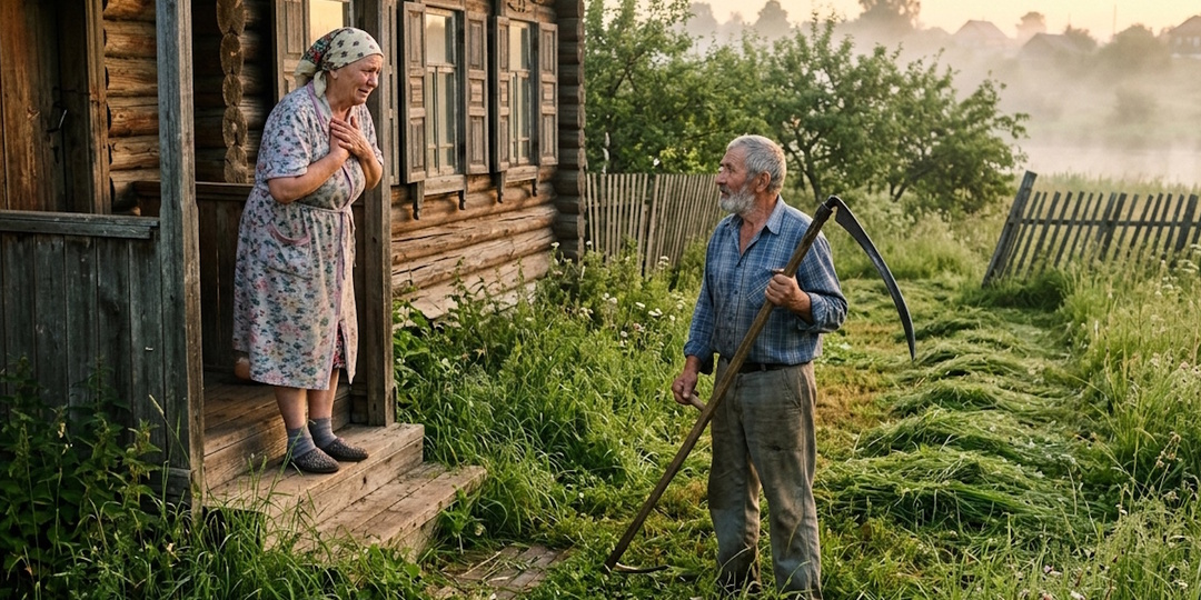 Заросший двор