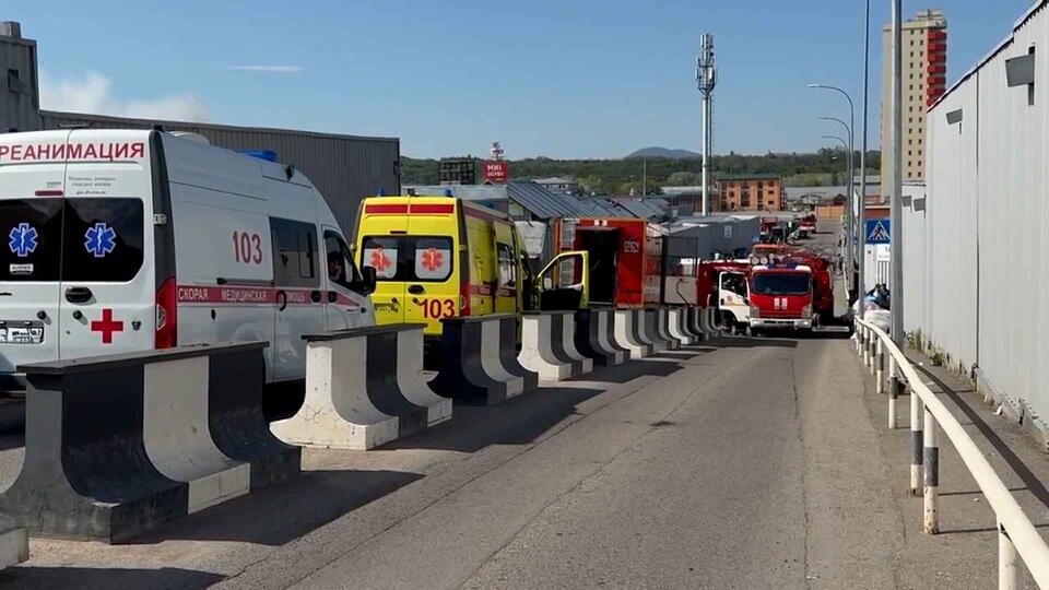     Пожар на рынке "Лира" в Пятигорске локализовали РЕН ТВ