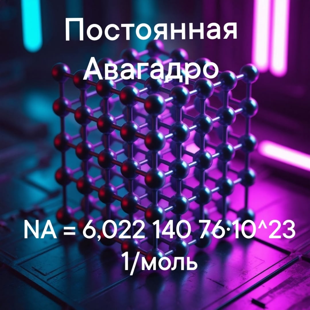 Именно столько частиц содержится в 1 моле вещества