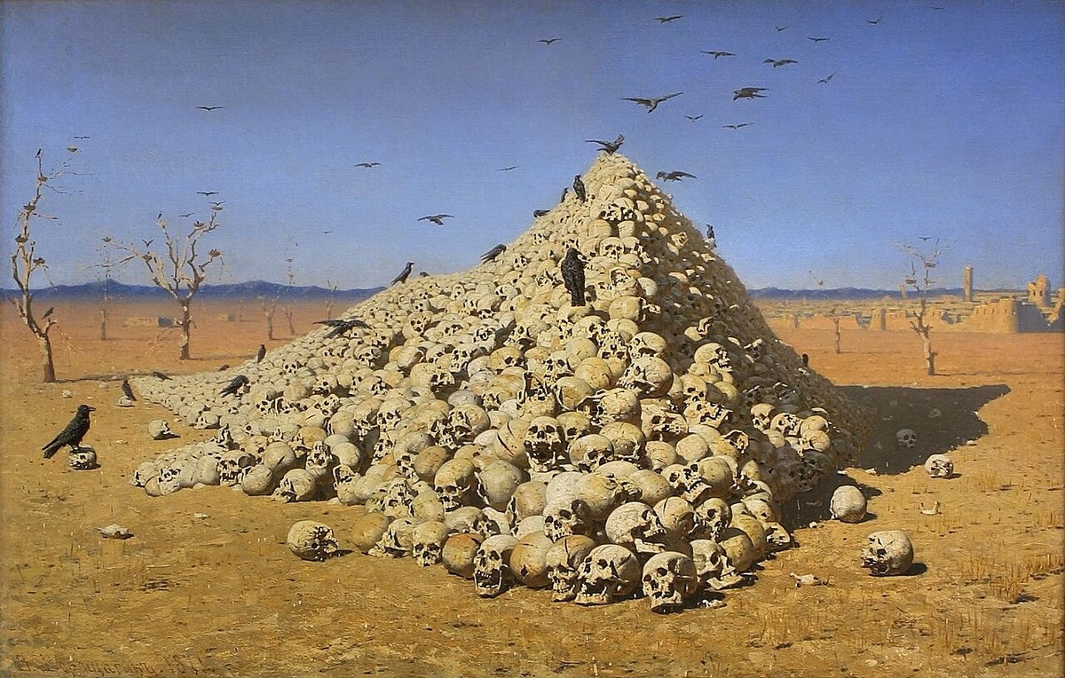 Апофеоз войны. В.В. Верещагин. 1871 год. Государственная Третьяковская галерея.