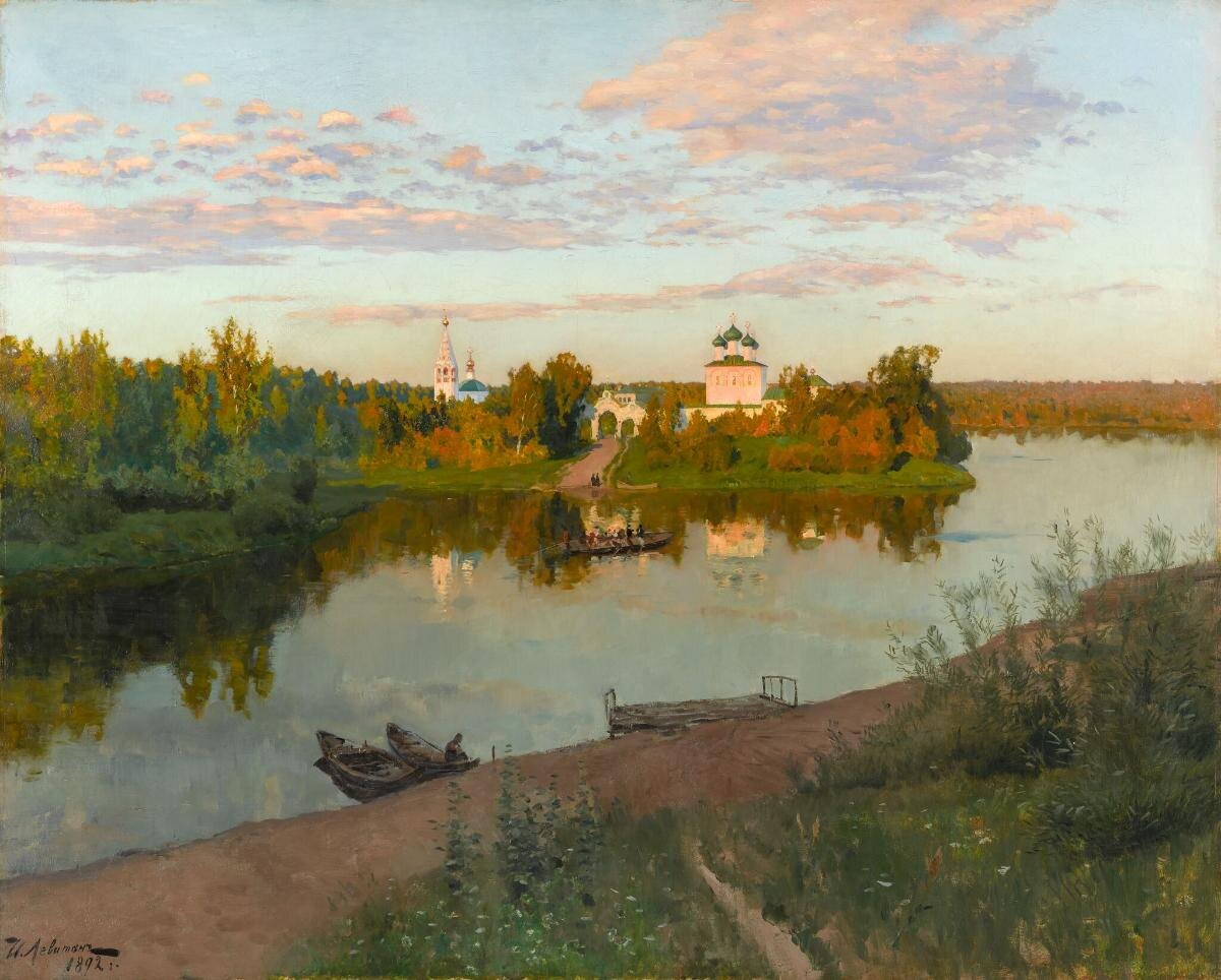 Исаак Левитан. Вечерний звон. 1892