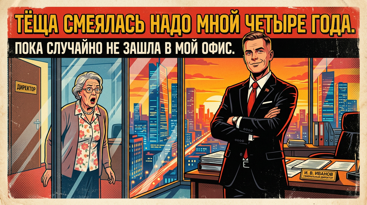 Теща смеялась надо мной четыре года