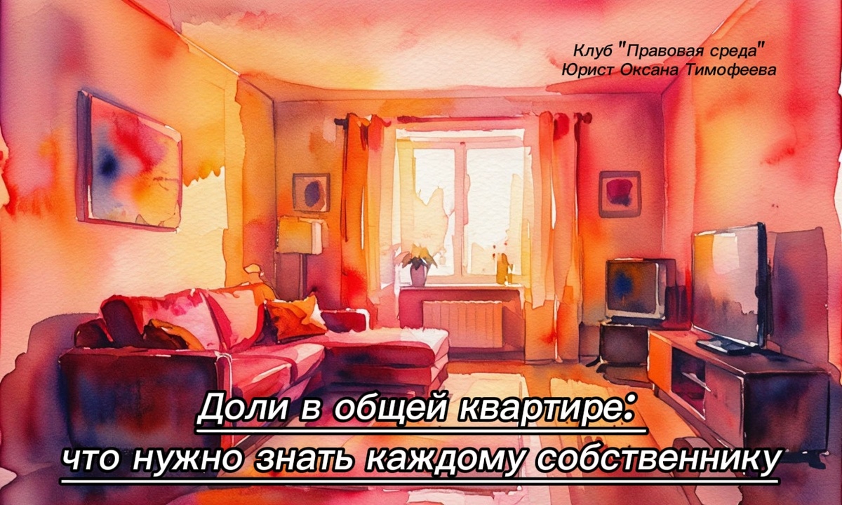 Доли в общей квартире: что нужно знать каждому собственнику.