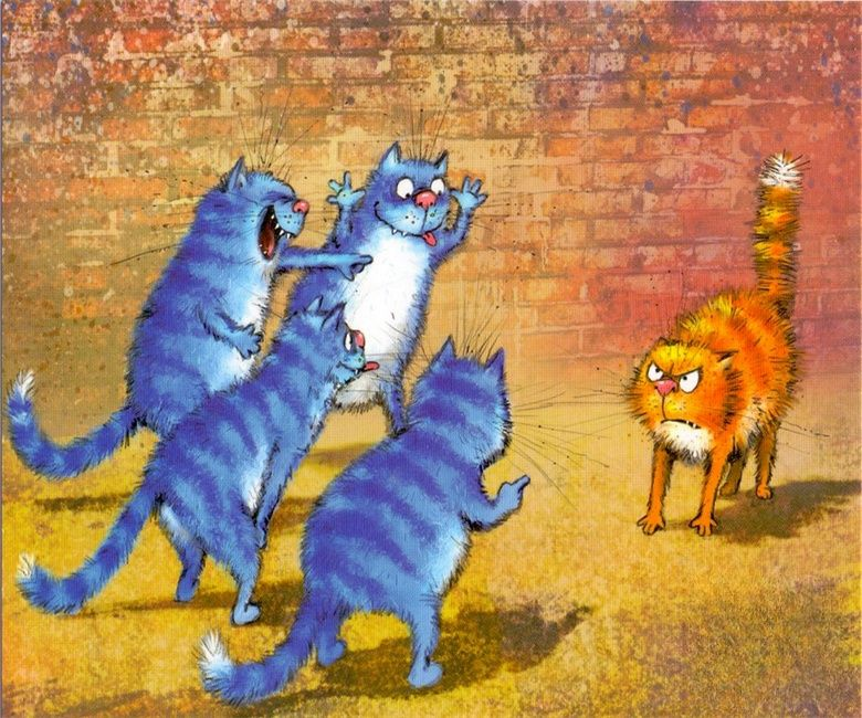 очаровательные коты Рины Зенюк
