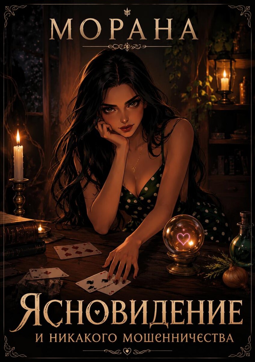 Обложка книги, взято из тгк писательницы: Морана