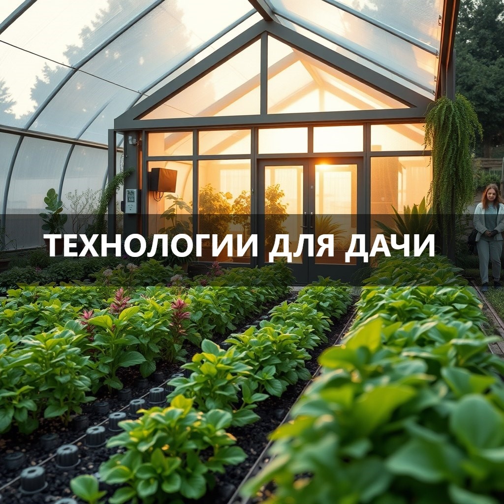 Умный огород и современные технологии для дачи: автополив, датчики влажности, AI и умные теплицы.