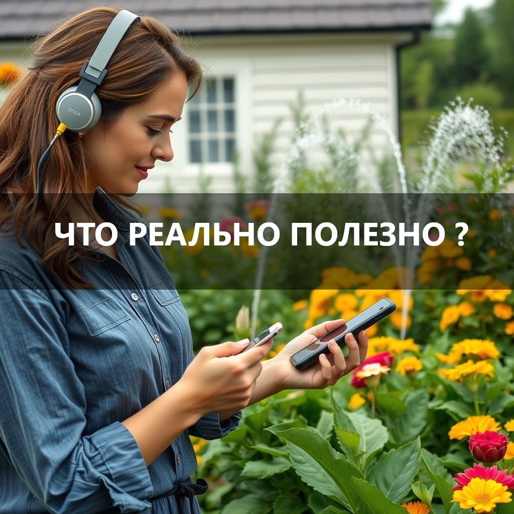 Какие технологии для дачи действительно помогают огородникам: автополив, AI-приложения и датчики влажности.