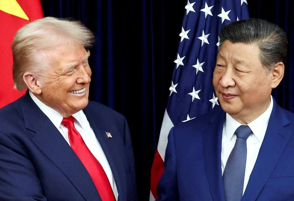    Президент США Дональд Трамп и председатель КНР Си Цзиньпин REUTERS