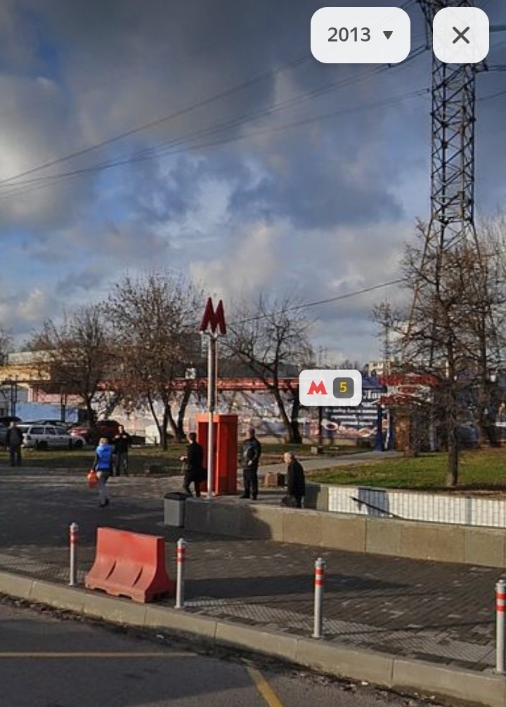 Местность возле метро Ботанический сад 15 лет назад. Отсюда: ,,Яндекс.Карты (Яндекс.Панорамы)" . 