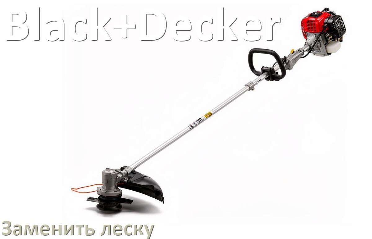 
Как в триммере Black+Decker поменять леску в катушке правильно