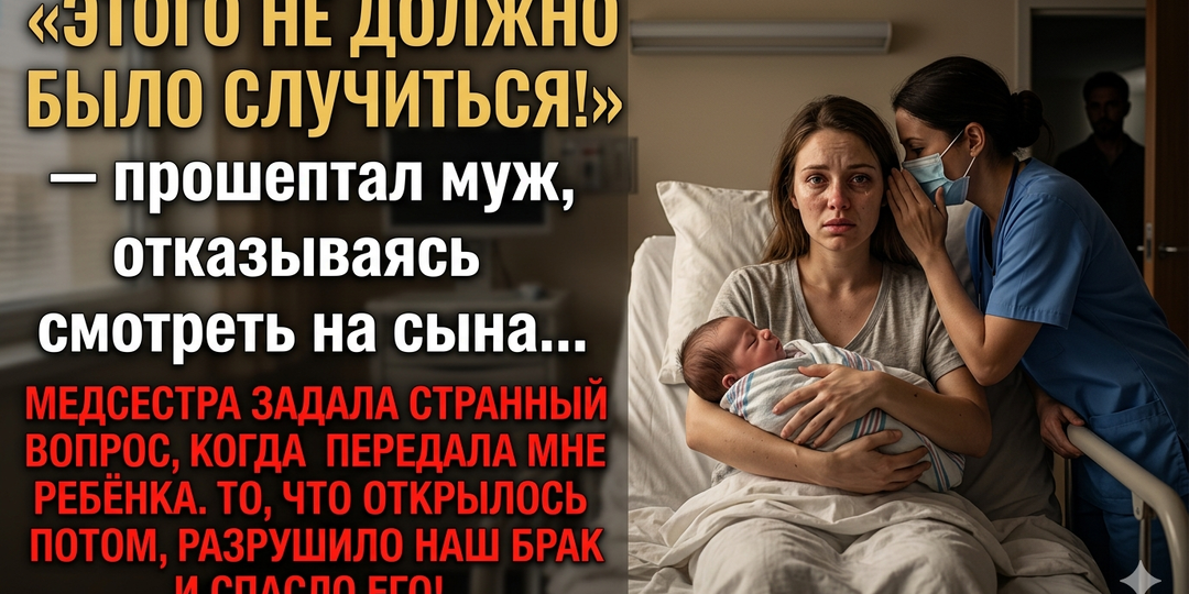 «Извините, а ваш муж точно знает, что вы родили сегодня?» — спросила медсестра