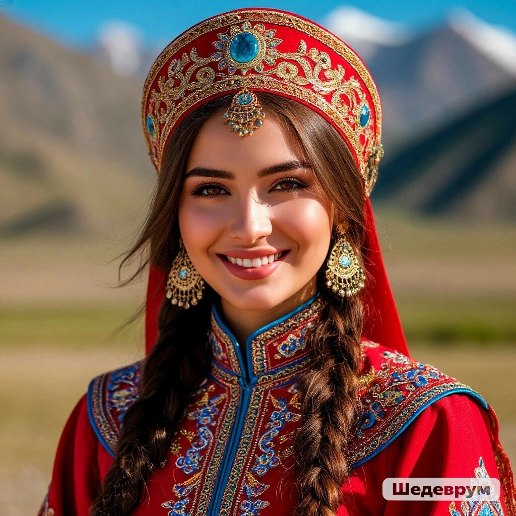 Казахстан: местная дама. Фото из Шедеврум